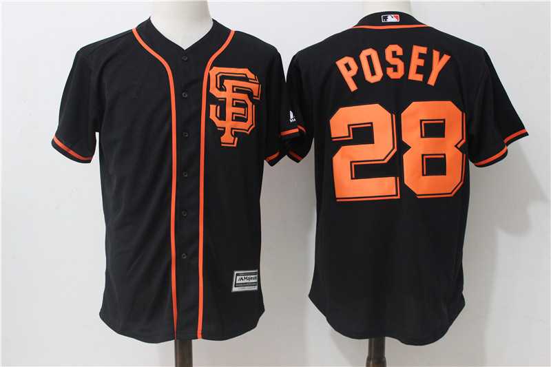 San Francisco Giants #28 Buster Posey Black Alternate New Cool Base Jersey,We sell and wholesale San Francisco Giants #28 Buster Posey Black Alternate New Cool Base Jersey on line form chian!